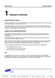 KS86C6104 datasheet pdf Samsung Electronic