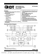 IDT70V24L55PF datasheet pdf IDT