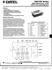 DAC-833 datasheet pdf Datel