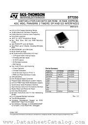 ST7250A6 datasheet pdf ST Microelectronics