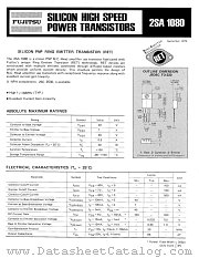 2SA1080 datasheet pdf Fujitsu Microelectronics
