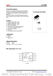 AV4558 datasheet pdf AVIC Technology