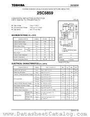 2SC5859 datasheet pdf TOSHIBA