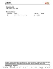 IC61C1024-25J datasheet pdf Integrated Circuit Solution Inc
