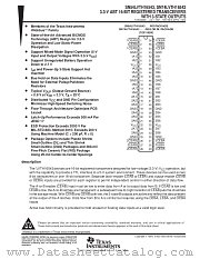 74LVTH16543DLRG4 datasheet pdf Texas Instruments