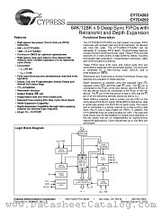 CY7C4292-10ASI datasheet pdf Cypress