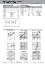 STA302 datasheet pdf Sanken