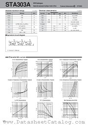 STA303 datasheet pdf Sanken