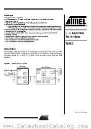 T5753-6AQ datasheet pdf Atmel