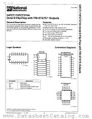 54FCT374AFCQB datasheet pdf National Semiconductor
