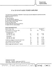 TDA1512A datasheet pdf Unknow