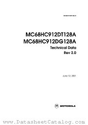 MC68HC912DT128A datasheet pdf Motorola