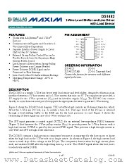 DS1482S/T&R datasheet pdf MAXIM - Dallas Semiconductor