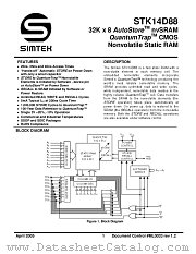 STK14D88-NF25 datasheet pdf SIMTEK
