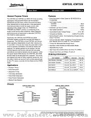 ICM7555CBA datasheet pdf Intersil