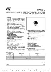 ST72321J datasheet pdf ST Microelectronics
