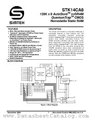 STK14CA8-W35I datasheet pdf SIMTEK