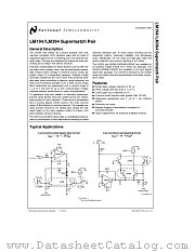 LM394CN datasheet pdf National Semiconductor