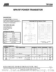 TPV394 datasheet pdf Advanced Semiconductor