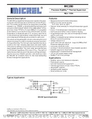 MIC280-2BM6 datasheet pdf Micrel Semiconductor