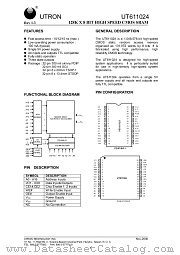UT611024LS-15 datasheet pdf UTRON Technology