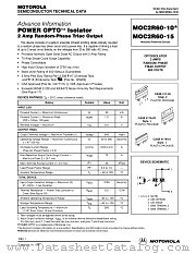 MOC2R60 datasheet pdf Motorola