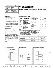 74ACT11379D datasheet pdf Philips