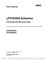UPD780958GC(A) datasheet pdf NEC
