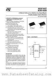 M29F400T-120N6TR datasheet pdf ST Microelectronics