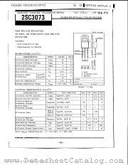 2SC3073 datasheet pdf TOSHIBA