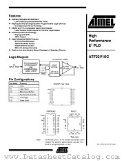 ATF22V10C-10XC datasheet pdf Atmel