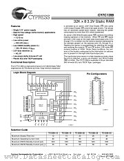 CY7C1399-15ZI datasheet pdf Cypress