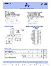 AS7C34098-12JC datasheet pdf Alliance Semiconductor
