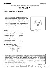 TA75254 datasheet pdf TOSHIBA