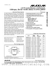MAX157-MAX159 datasheet pdf MAXIM - Dallas Semiconductor