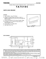 TA7510 datasheet pdf TOSHIBA
