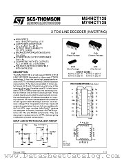 M74HCT138C1R datasheet pdf ST Microelectronics