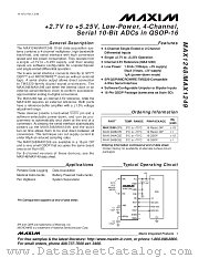 MAX1249BEEE datasheet pdf MAXIM - Dallas Semiconductor