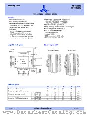 AS7C34096-10 datasheet pdf Alliance Semiconductor