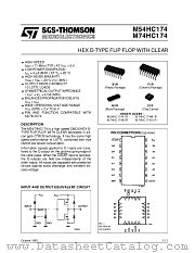 M74HC174C1R datasheet pdf ST Microelectronics