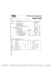 2SA1153 datasheet pdf NEC