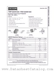 FDD120AN15A datasheet pdf Fairchild Semiconductor