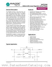 AAT3258ITS-3.3-R-T1 datasheet pdf ANALOGIC TECH
