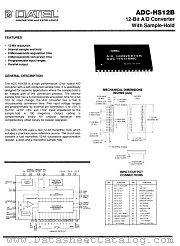 ADC-HS12BMM-QL datasheet pdf Datel