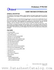 W78C51DP-40 datasheet pdf Winbond Electronics