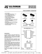 M74HC393C1R datasheet pdf ST Microelectronics