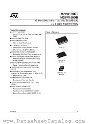 M29W160DB70N6T datasheet pdf ST Microelectronics