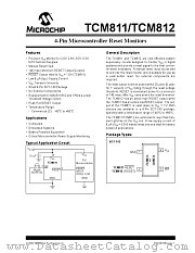 TCM811LERC datasheet pdf Microchip