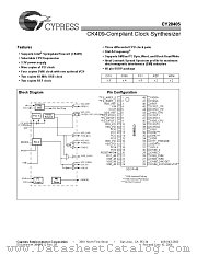 CY28405OXC datasheet pdf Cypress