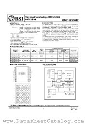 BS616LV1012EIP70 datasheet pdf Brilliance Semiconductor